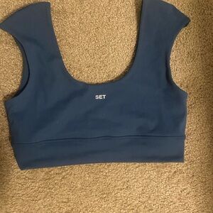 SET Active Blue Sports Bra